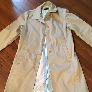 Land end trench coat